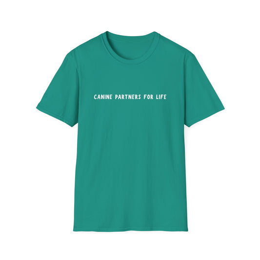 Where Puppies Become Partners Unisex Gildan Soft T-Shirt