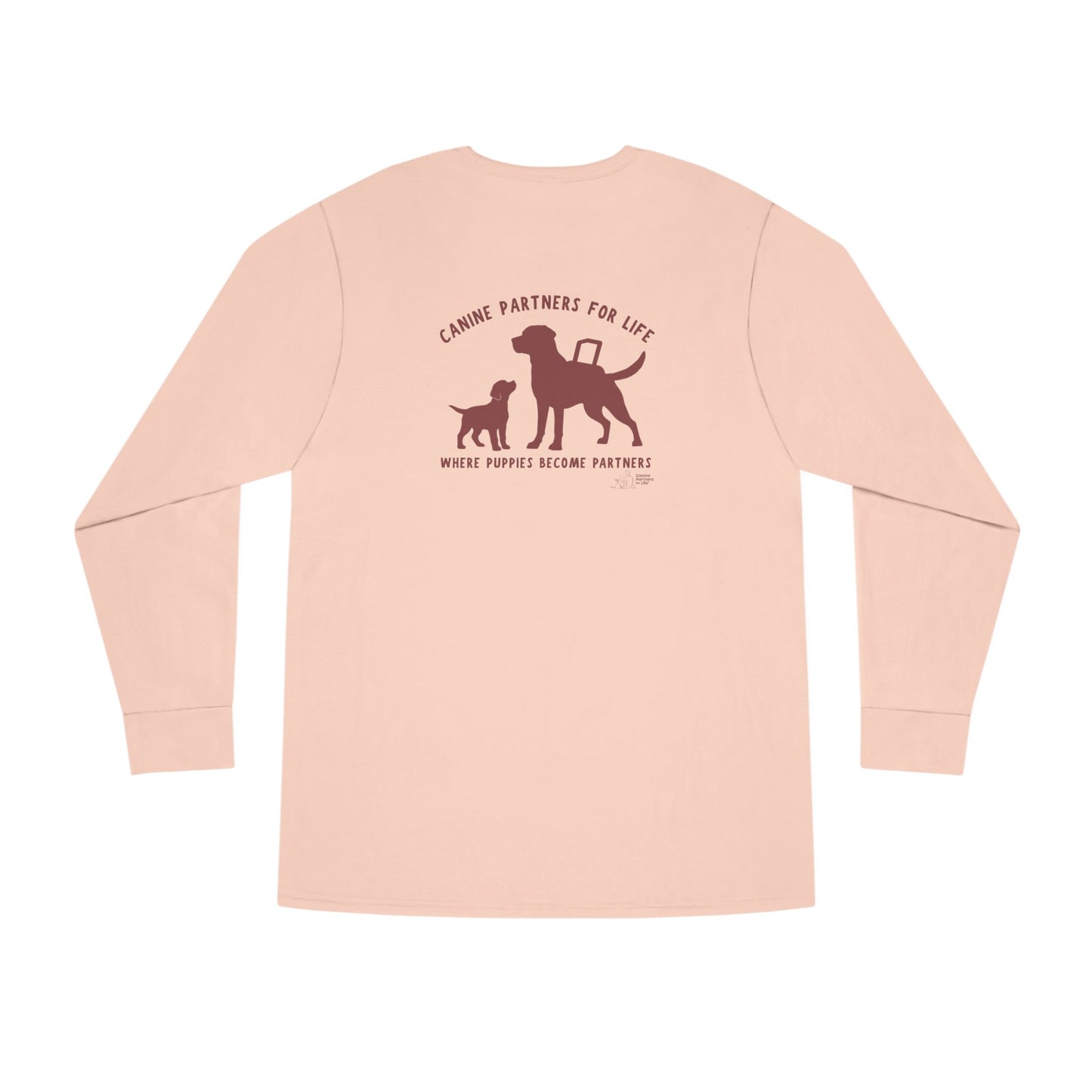 Where Puppies Become Partners Unisex Long-Sleeve T-Shirt