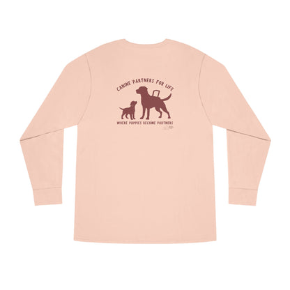 Where Puppies Become Partners Unisex Long-Sleeve T-Shirt