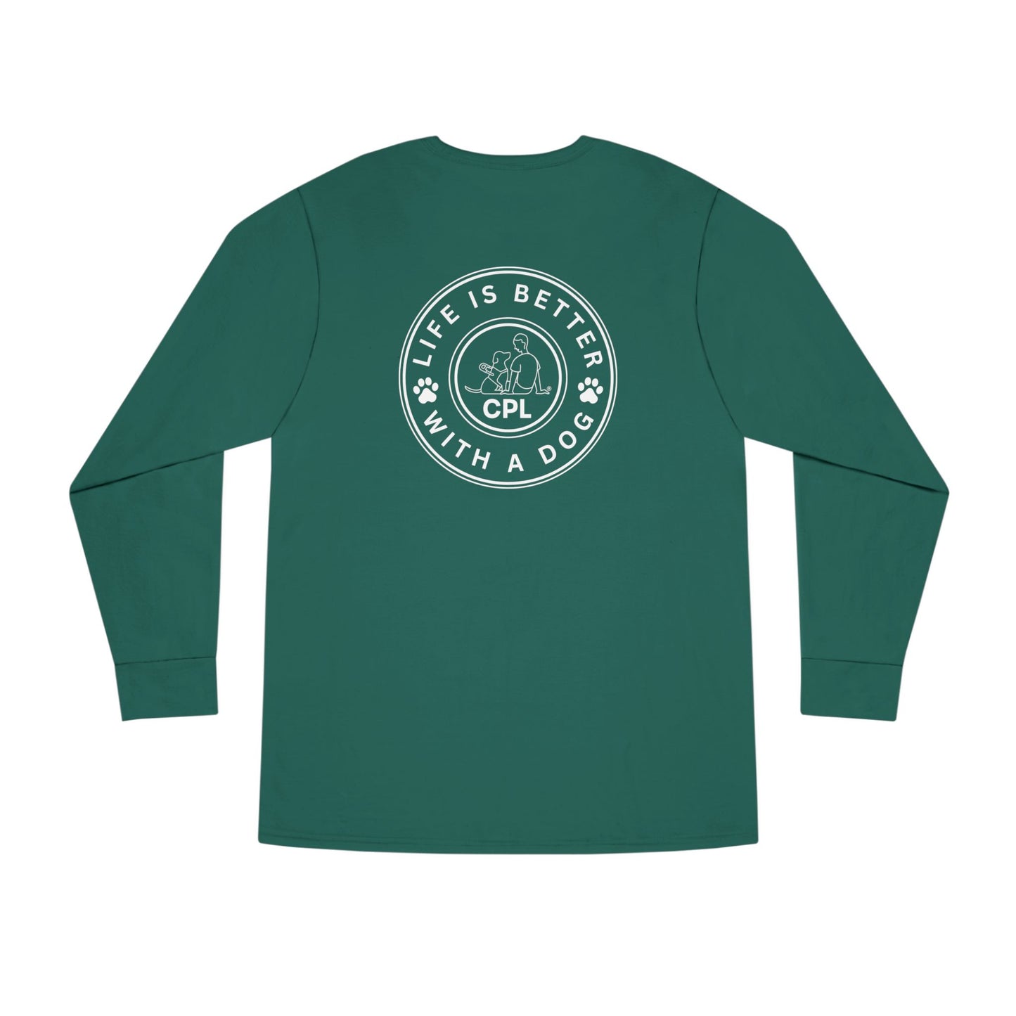 Life is Better with a Dog Unisex Long-Sleeve T-Shirt