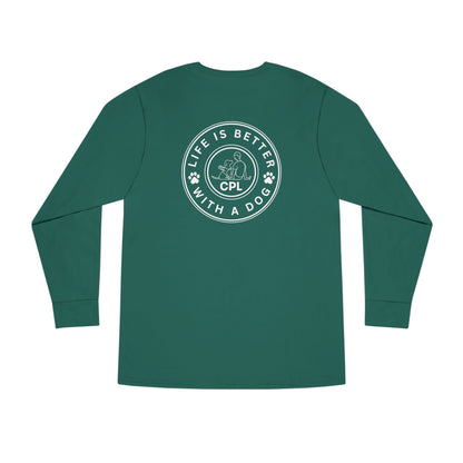 Life is Better with a Dog Unisex Long-Sleeve T-Shirt