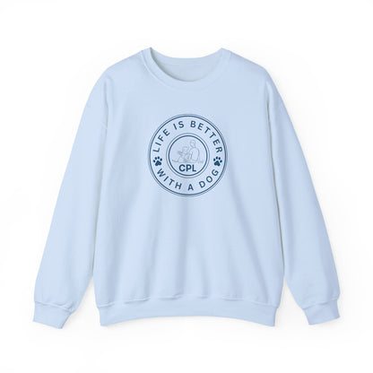 Life is Better with a Dog Unisex Gildan Crewneck