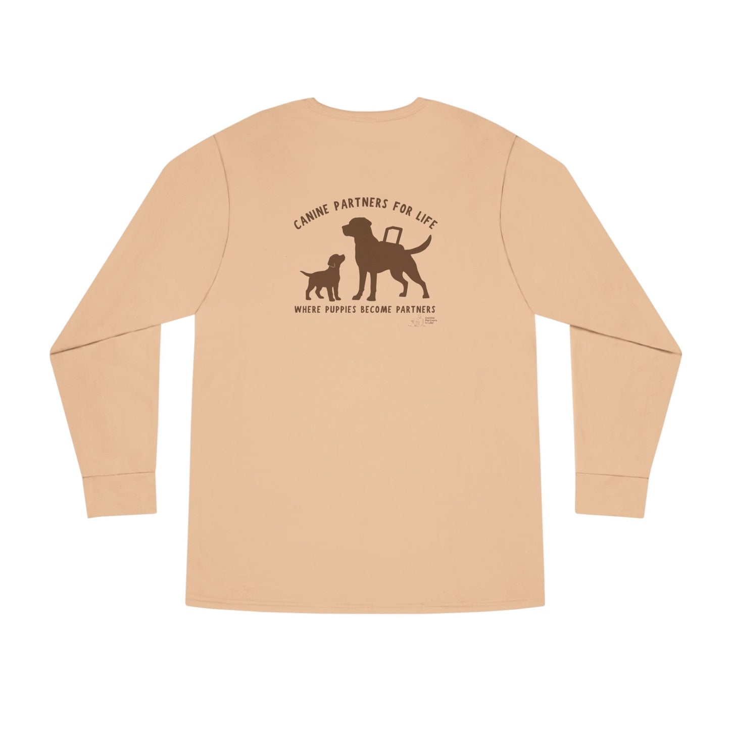 Where Puppies Become Partners Unisex Long-Sleeve T-Shirt