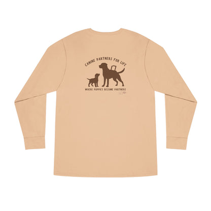 Where Puppies Become Partners Unisex Long-Sleeve T-Shirt
