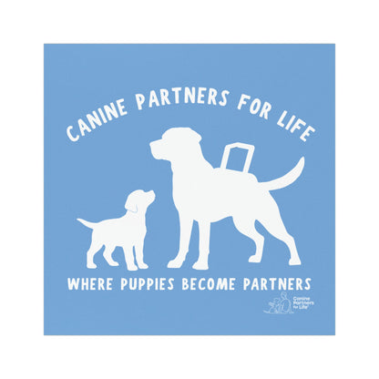 Where Puppies Become Partners Car Magnet