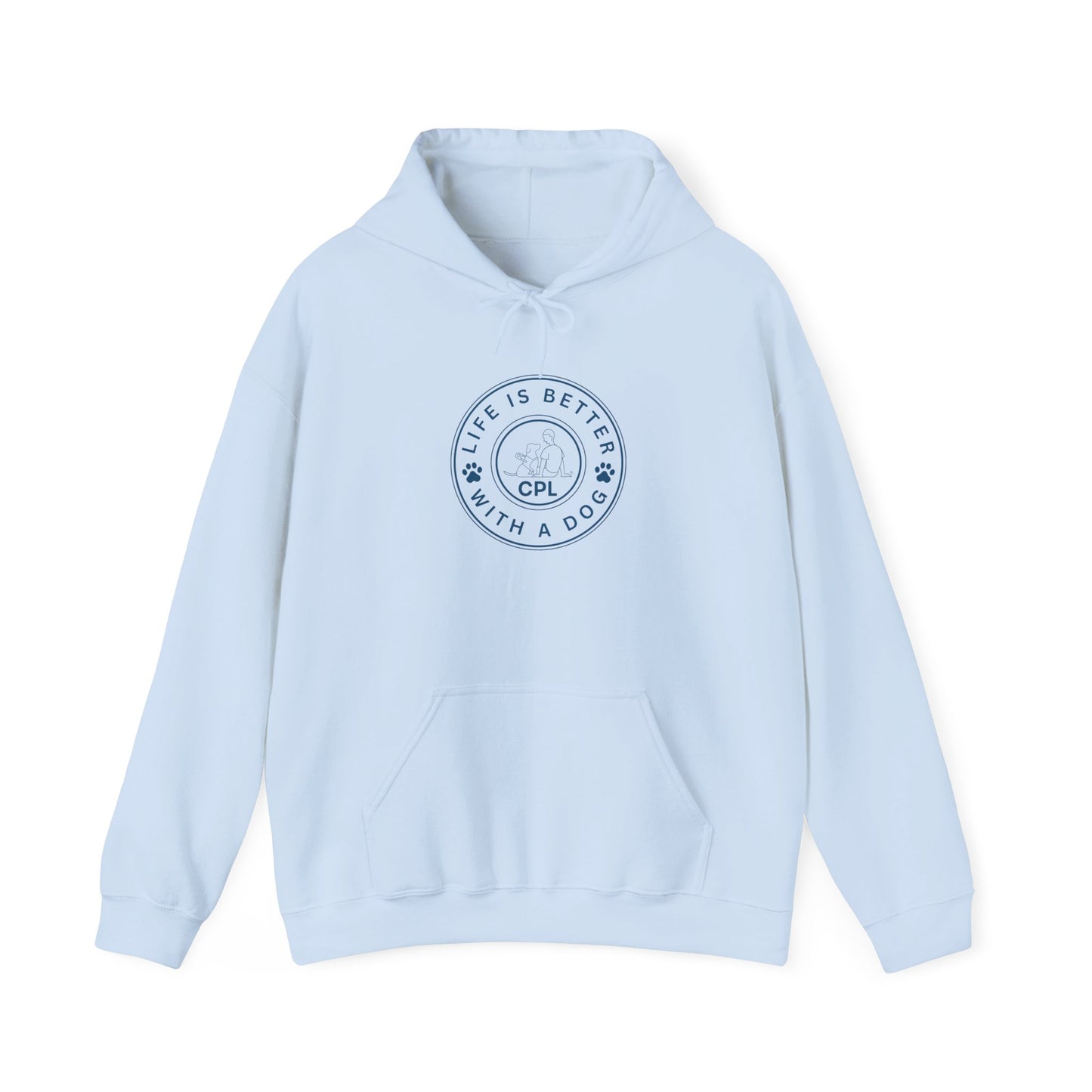 Life is Better with a Dog Unisex Gildan Hooded Sweatshirt
