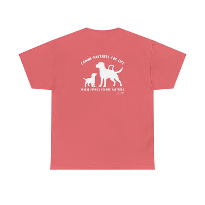 Where Puppies Become Partners Unisex Gildan Heavy Blend T-Shirt