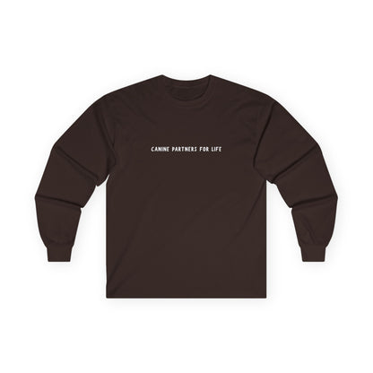 Where Puppies Become Partners Unisex Gildan Long Sleeve