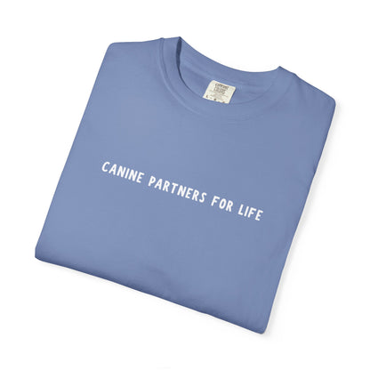 Where Puppies Become Partners Unisex T-Shirt