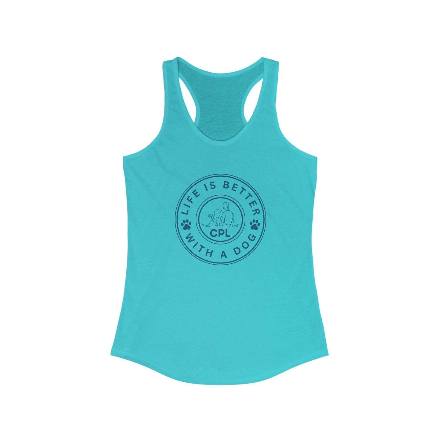 Life is Better with a Dog Women's Racerback Tank Top
