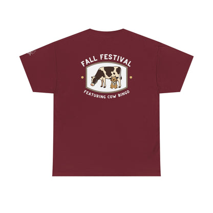 Fall Festival Cow Bingo T‑Shirt