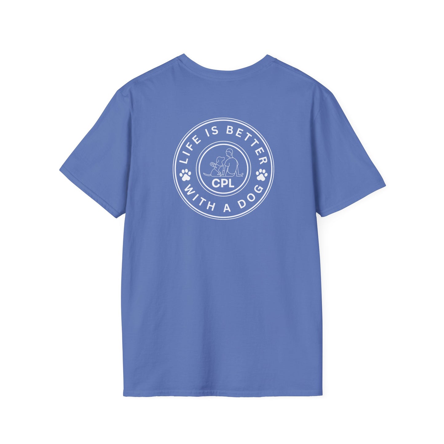 Life is Better with a Dog Unisex Gildan Soft T-Shirt