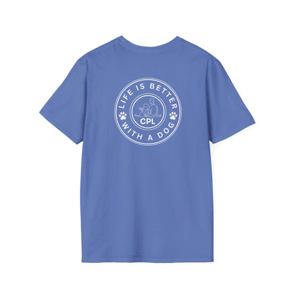 Life is Better with a Dog Unisex Gildan Soft T-Shirt