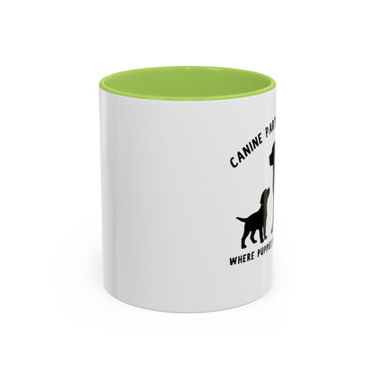 Where Puppies Become Partners Coffee Mug