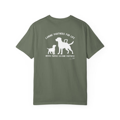 Where Puppies Become Partners Unisex T-Shirt