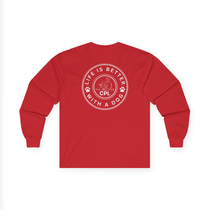 Life is Better with a Dog Unisex Gildan Long Sleeve