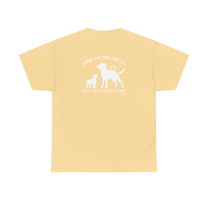 Where Puppies Become Partners Unisex Gildan Heavy Blend T-Shirt