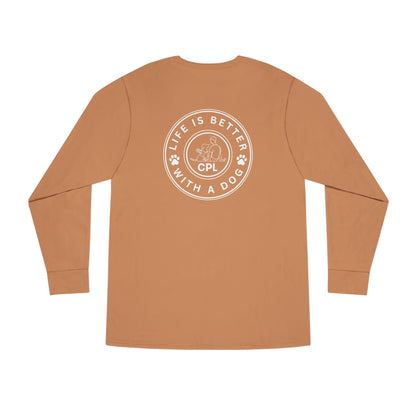 Life is Better with a Dog Unisex Long-Sleeve T-Shirt