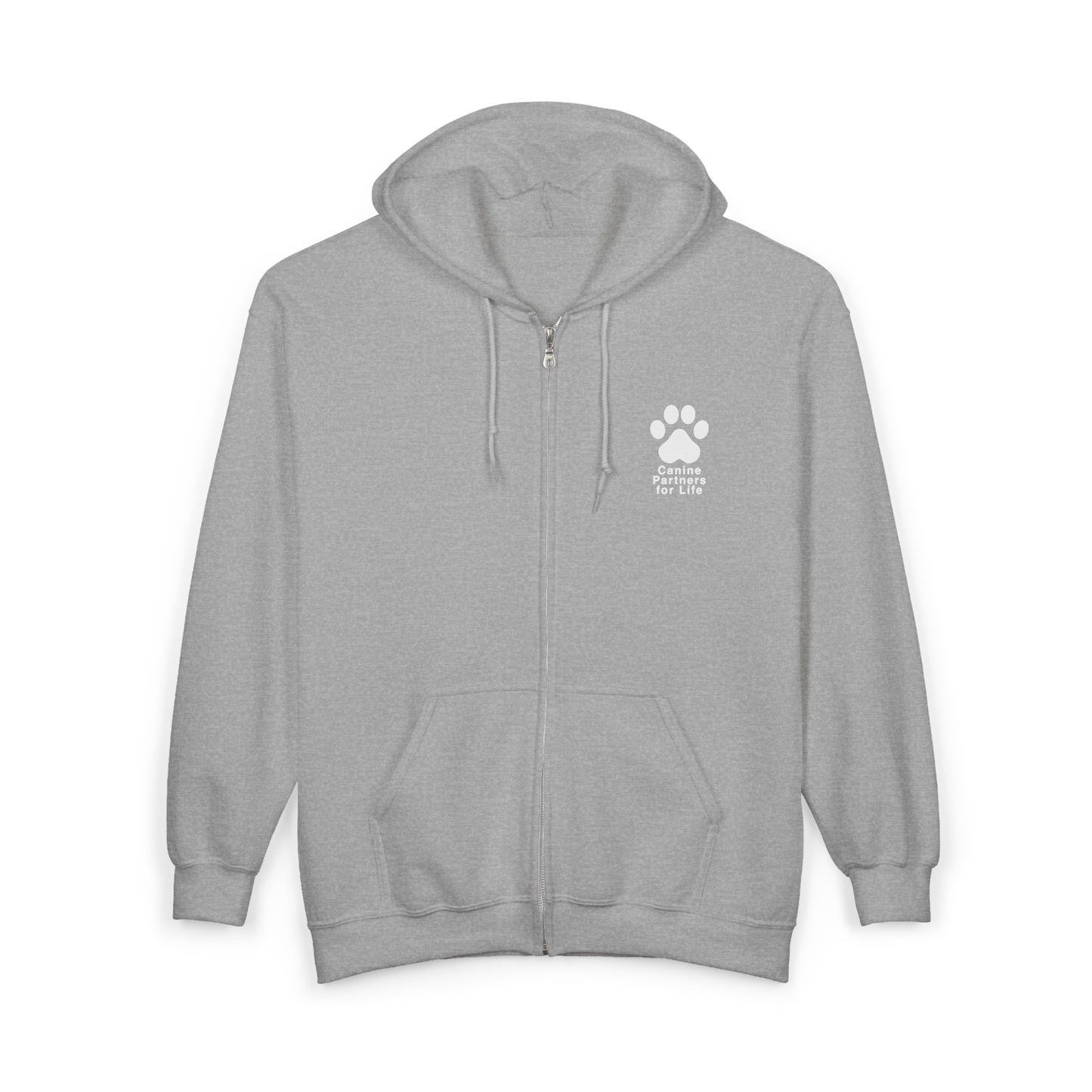 Life is Better with a Dog Hooded Zip-Up Unisex Sweatshirt