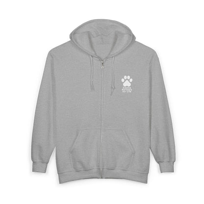 Life is Better with a Dog Hooded Zip-Up Unisex Sweatshirt