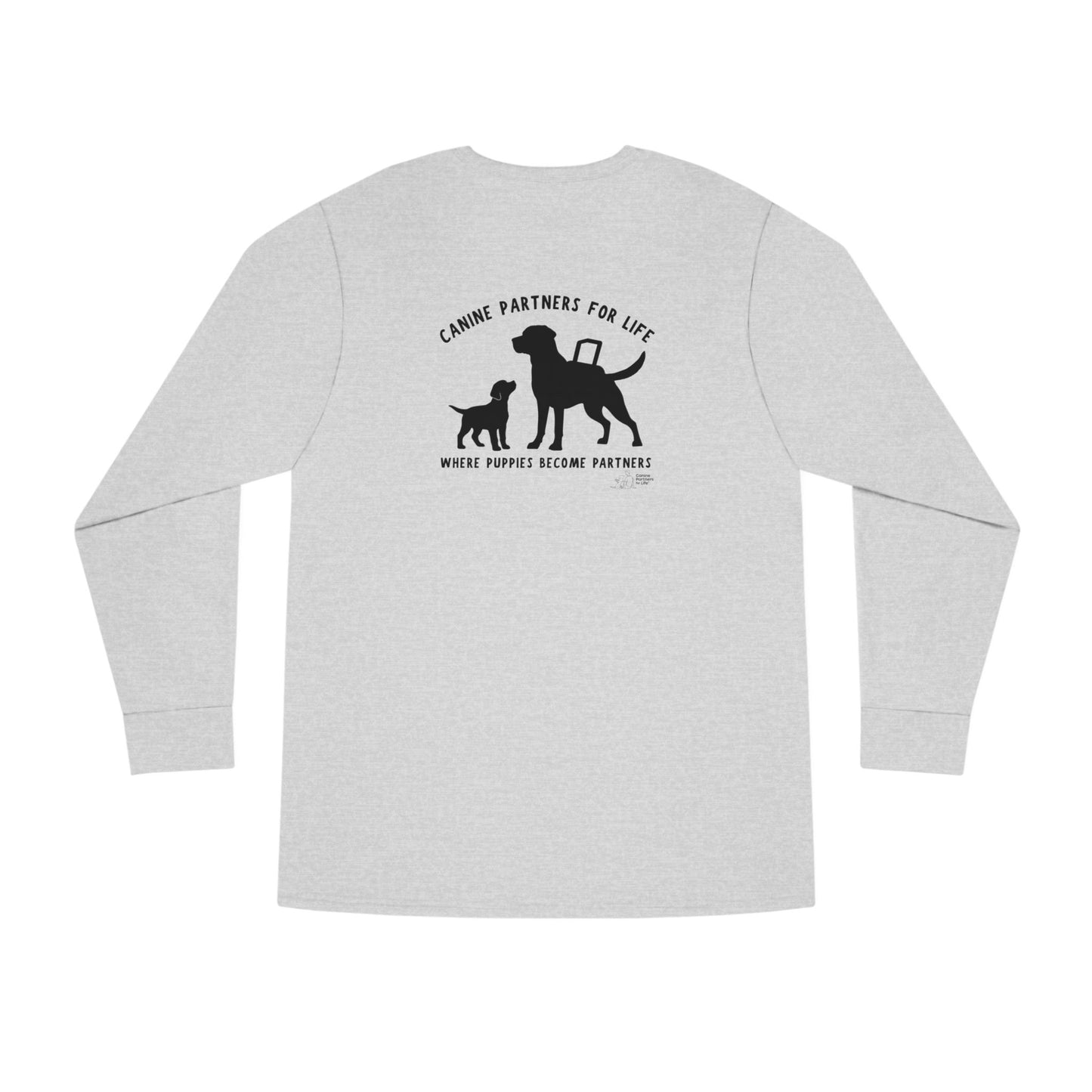 Where Puppies Become Partners Unisex Long-Sleeve T-Shirt