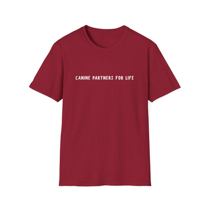 Where Puppies Become Partners Unisex Gildan Soft T-Shirt