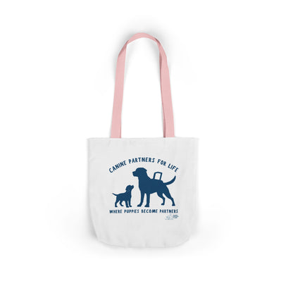 Where Puppies Become Partners Tote Bag