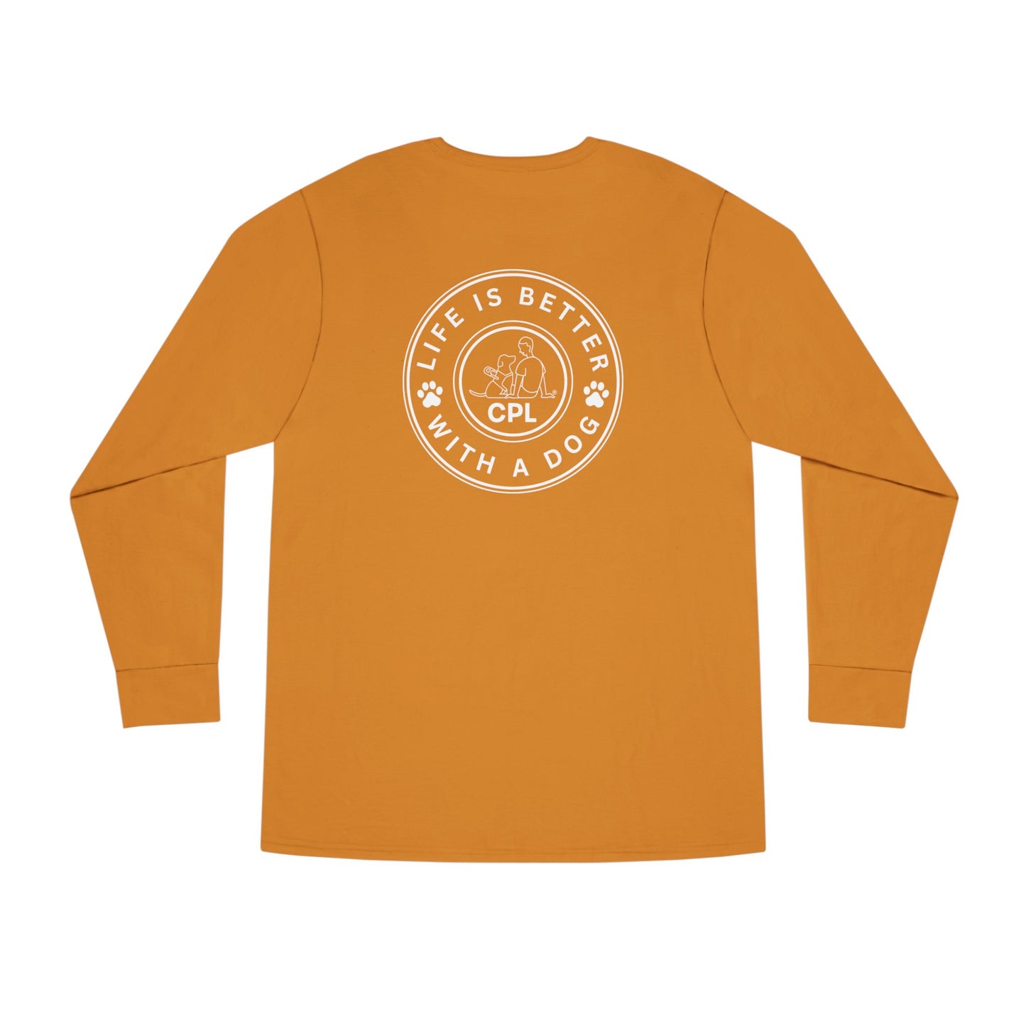 Life is Better with a Dog Unisex Long-Sleeve T-Shirt