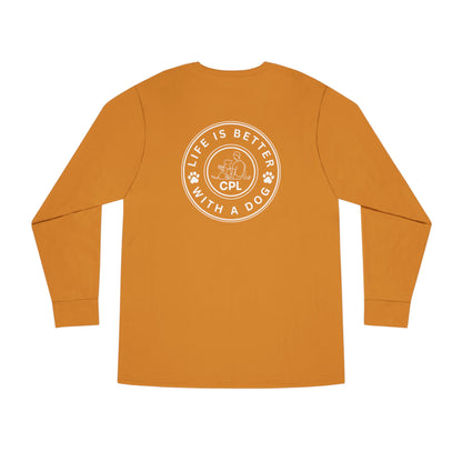 Life is Better with a Dog Unisex Long-Sleeve T-Shirt