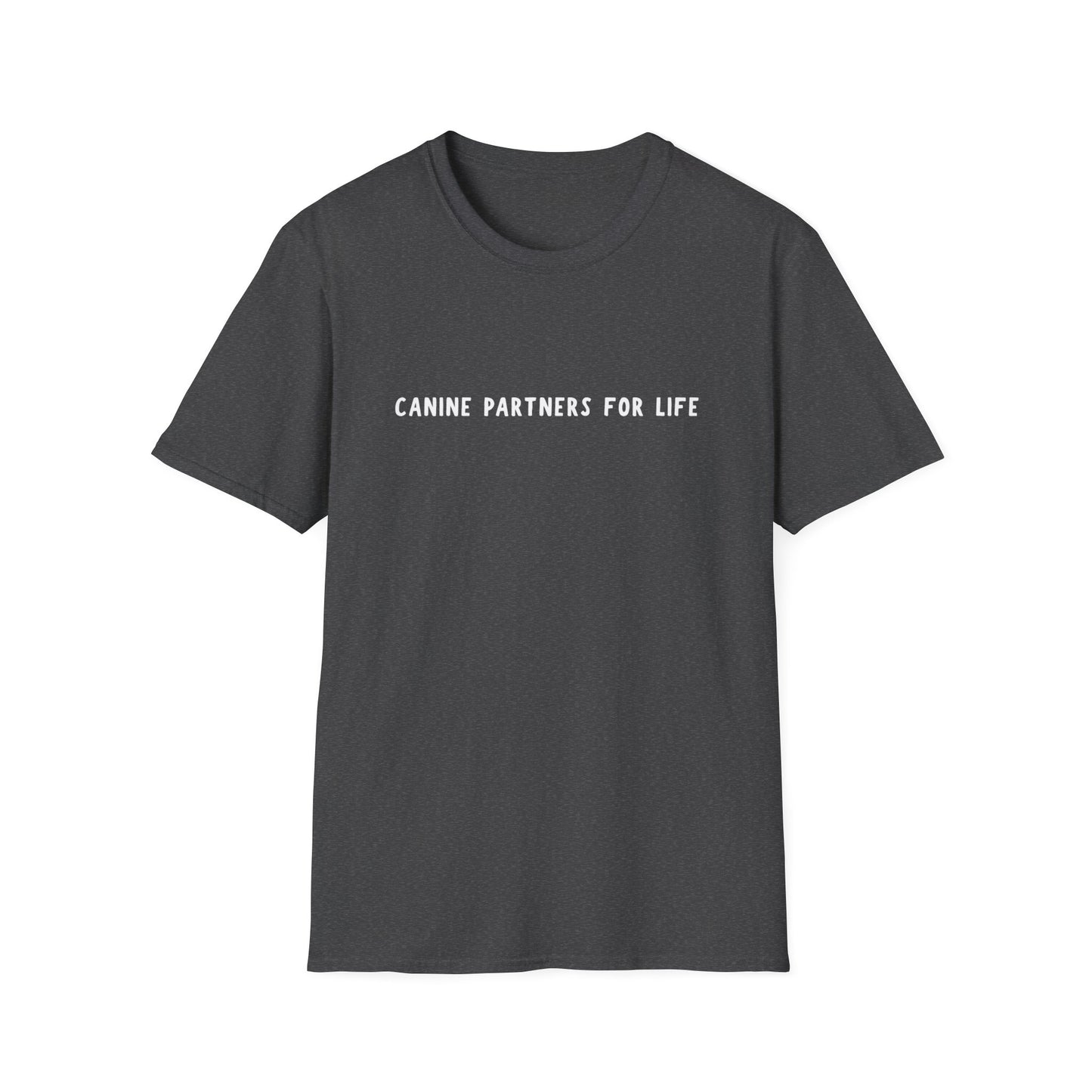 Where Puppies Become Partners Unisex Gildan Soft T-Shirt
