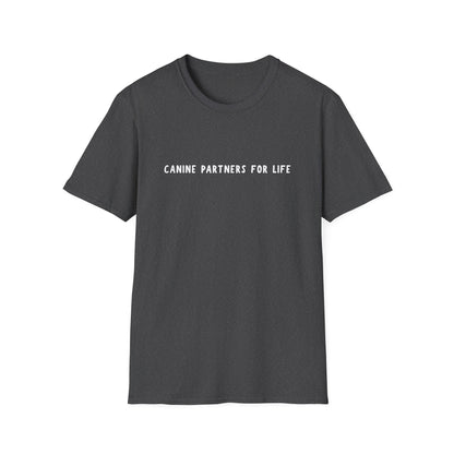 Where Puppies Become Partners Unisex Gildan Soft T-Shirt