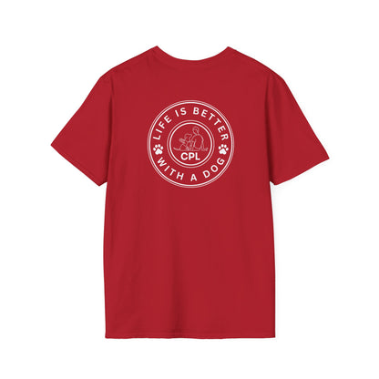 Life is Better with a Dog Unisex Gildan Soft T-Shirt
