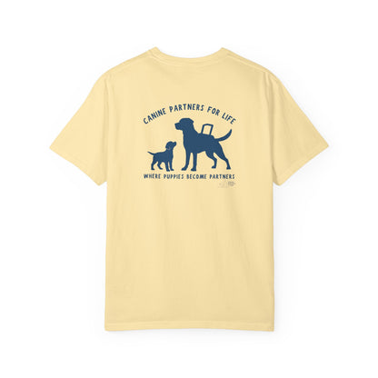 Where Puppies Become Partners Unisex T-Shirt