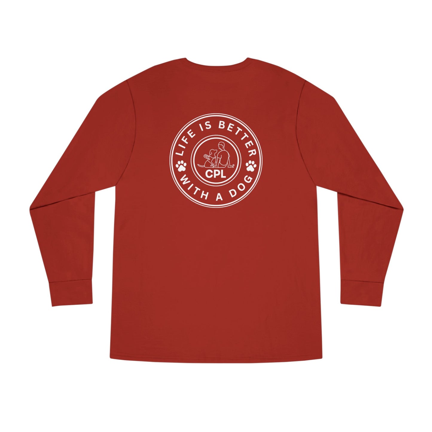 Life is Better with a Dog Unisex Long-Sleeve T-Shirt