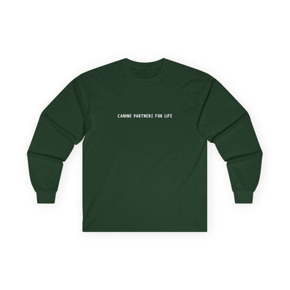 Where Puppies Become Partners Unisex Gildan Long Sleeve