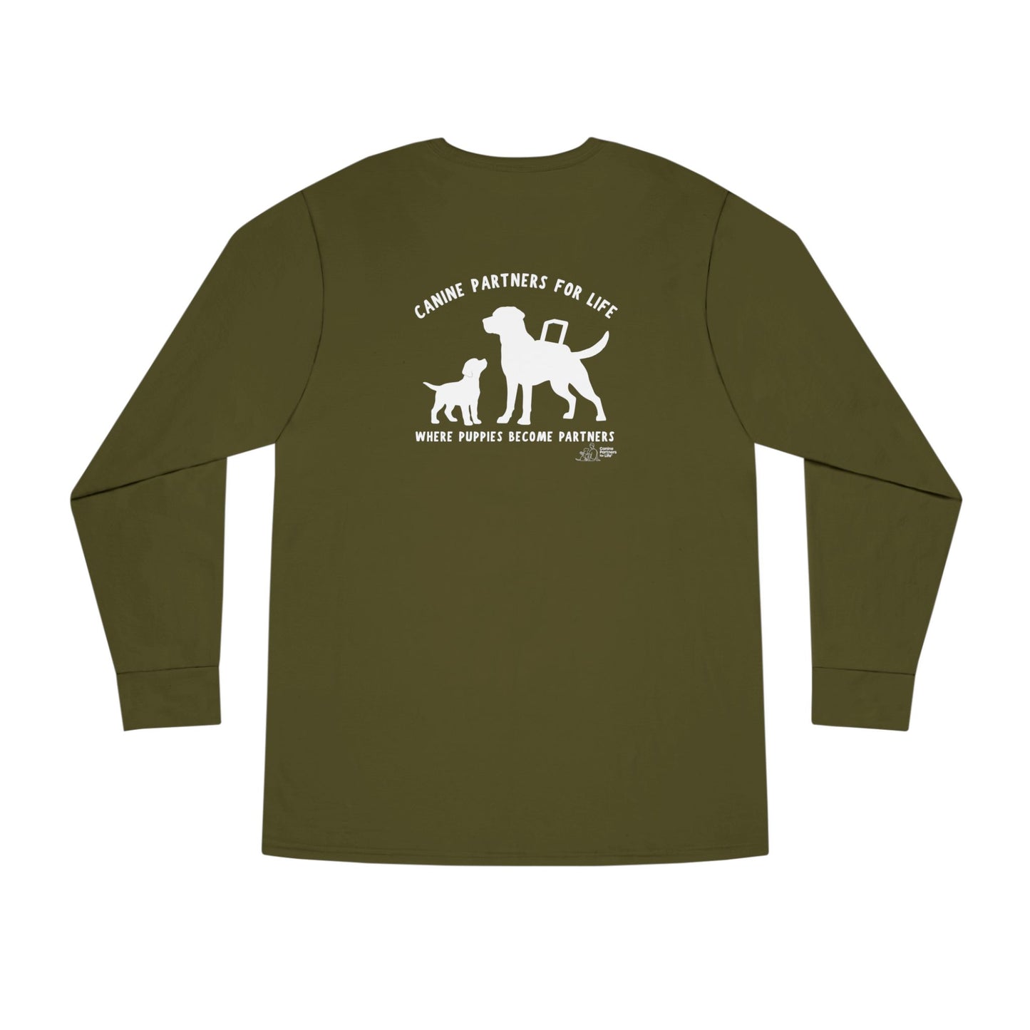 Where Puppies Become Partners Unisex Long-Sleeve T-Shirt
