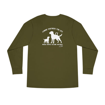 Where Puppies Become Partners Unisex Long-Sleeve T-Shirt