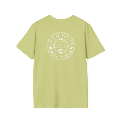 Life is Better with a Dog Unisex Gildan Soft T-Shirt