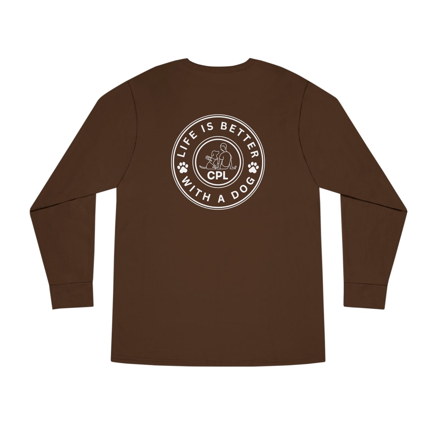 Life is Better with a Dog Unisex Long-Sleeve T-Shirt