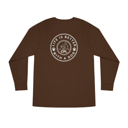Life is Better with a Dog Unisex Long-Sleeve T-Shirt
