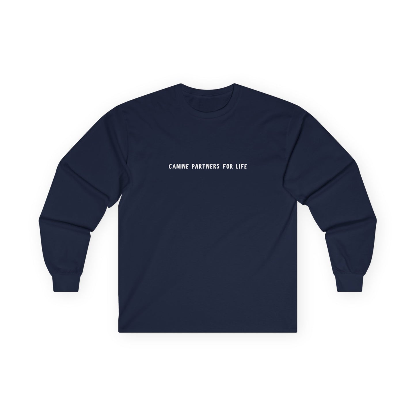 Where Puppies Become Partners Unisex Gildan Long Sleeve
