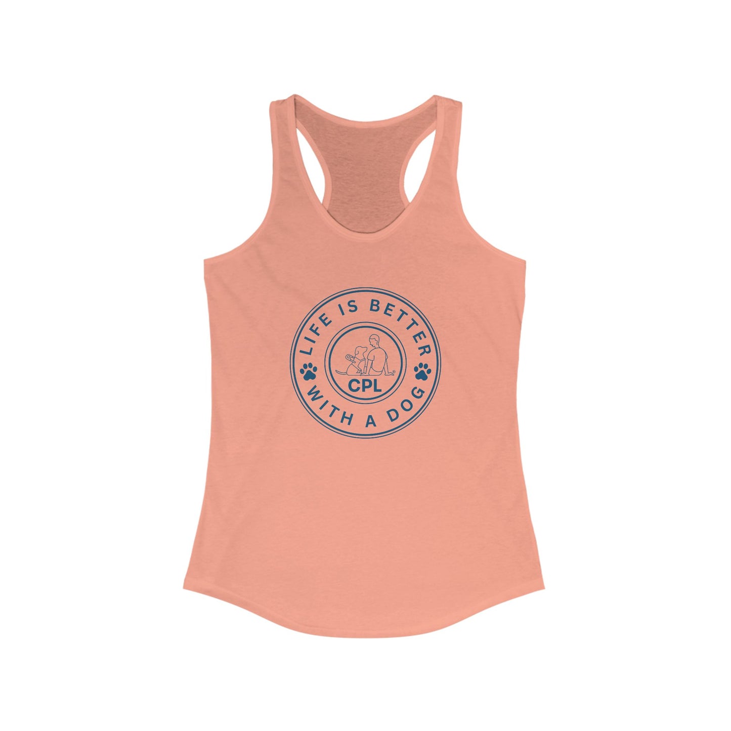 Life is Better with a Dog Women's Racerback Tank Top