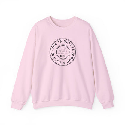 Life is Better with a Dog Unisex Gildan Crewneck