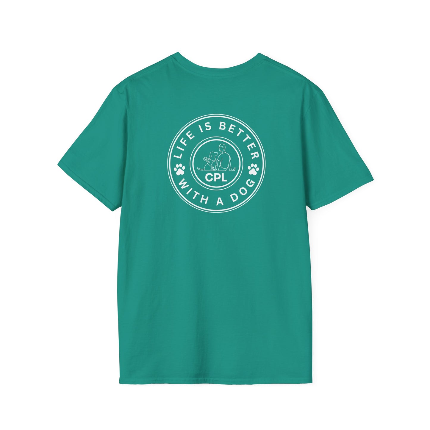 Life is Better with a Dog Unisex Gildan Soft T-Shirt