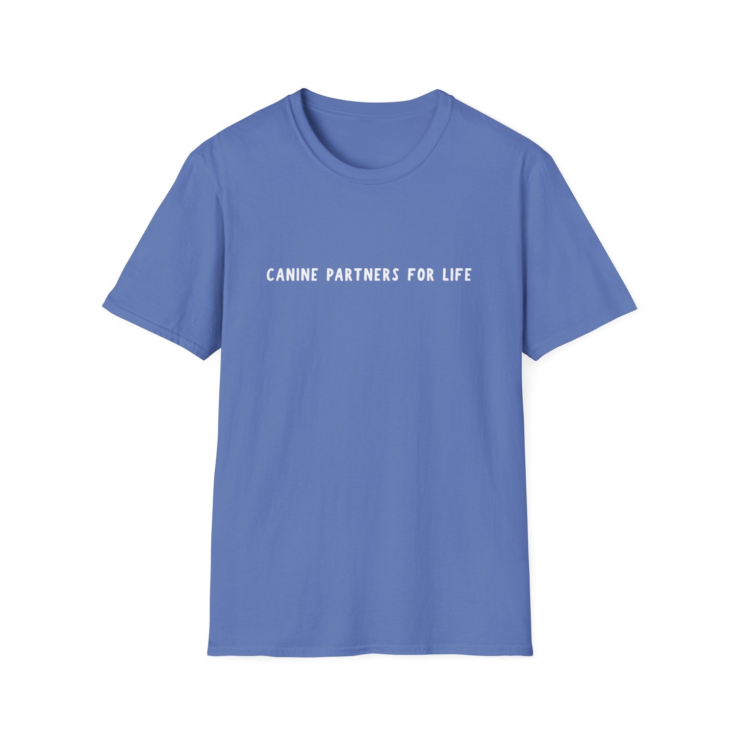 Where Puppies Become Partners Unisex Gildan Soft T-Shirt