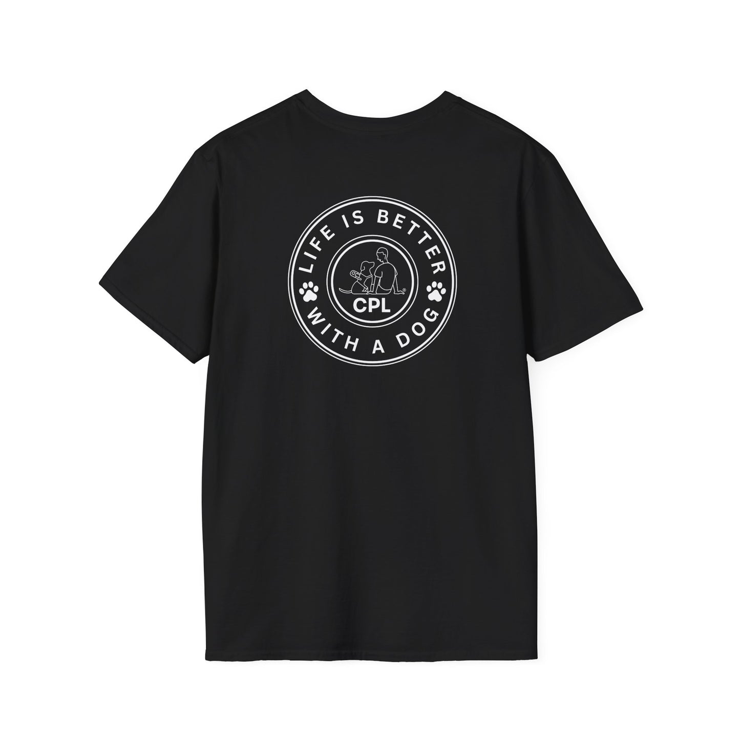 Life is Better with a Dog Unisex Gildan Soft T-Shirt