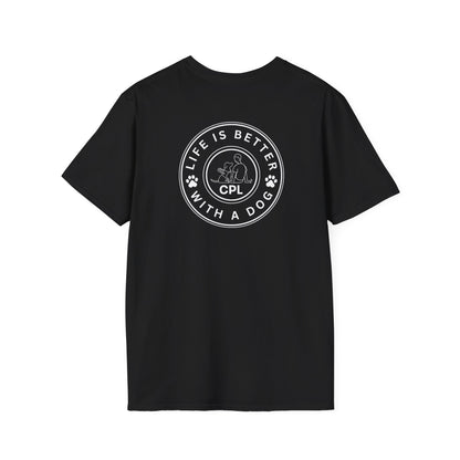 Life is Better with a Dog Unisex Gildan Soft T-Shirt