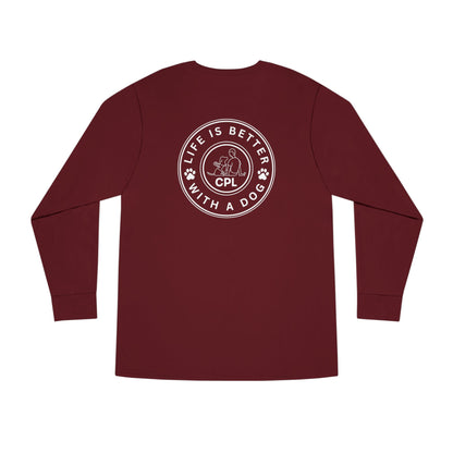 Life is Better with a Dog Unisex Long-Sleeve T-Shirt