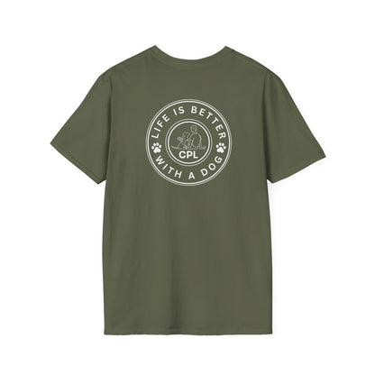Life is Better with a Dog Unisex Gildan Soft T-Shirt