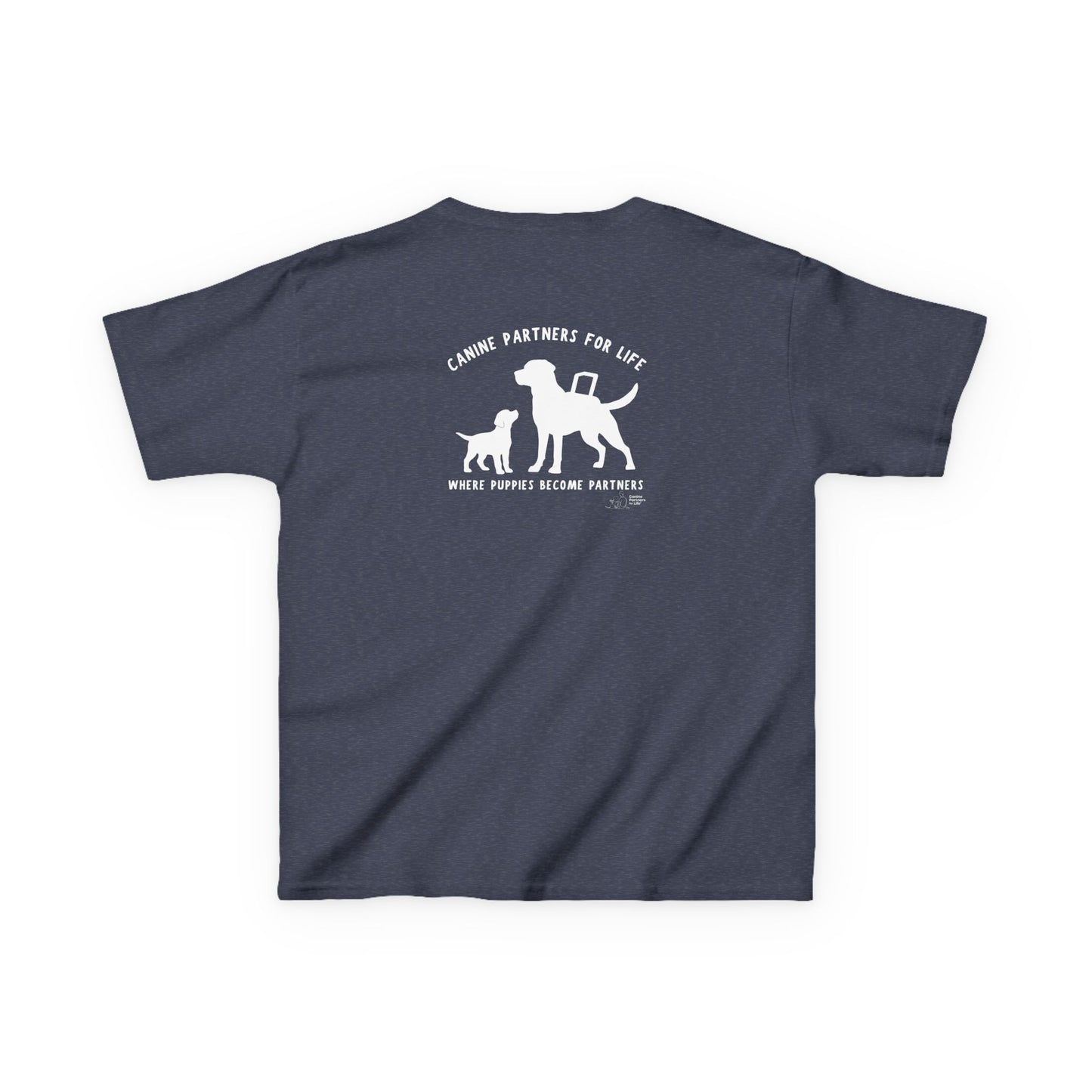 Where Puppies Become Partners Kids Gildan T-Shirt